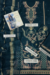 Qalamkar Summer Lawn Collection : Premium Air-Jet Lawn 3-Piece Embroidered Suit