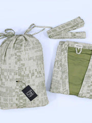 Green Pleated Cotton Bathrobe Set | Unisex | Soft & Stylish