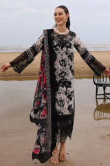 Nureh Luxury Lawn & Chiffon: 3-Piece Printed Embroidered Outfit