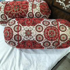 Velvet Jacquard* Round/GOLL Pillow Covers Pack of 2pcs