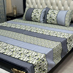 3D CRYSTAL COTTON BEDSHEET