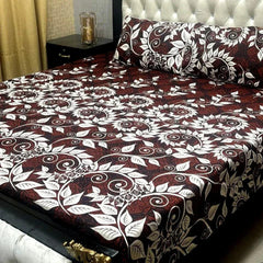 3D CRYSTAL COTTON BEDSHEET