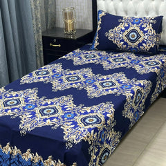 Luxurious Bedding Collection Vol 24 | Pure Soft 3D Crystal Cotton | 2 Single Size Bedsheets (90x60 Inches)