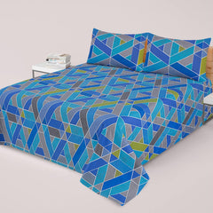 Luxurious Bedding Collection Vol. 25 Pure Micro Cotton - King Size Bedsheet + 2 Pillow Covers - Ultra Soft & Premium Finish