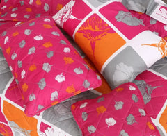New Arrival 7PC Salonika Cotton Comforter Set by Fanza โ King Size - Summer Special - Premium Quality & Multi-Color Prints