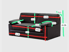 Ultrasonic Quilted Sofa Cover (Dark Brown Color)