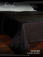 Chocolate Brown Luxury AC Dyed Fleece Blanket