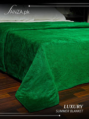 Green Luxury AC Emboss Fleece Blanket
