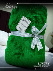 Green Luxury AC Emboss Fleece Blanket