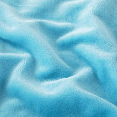 Ice Blue AC Dyed Funnel Blanket in Coral Fleece