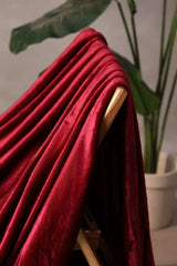 Red AC Dyed Funnel Blanket in Coral Fleece