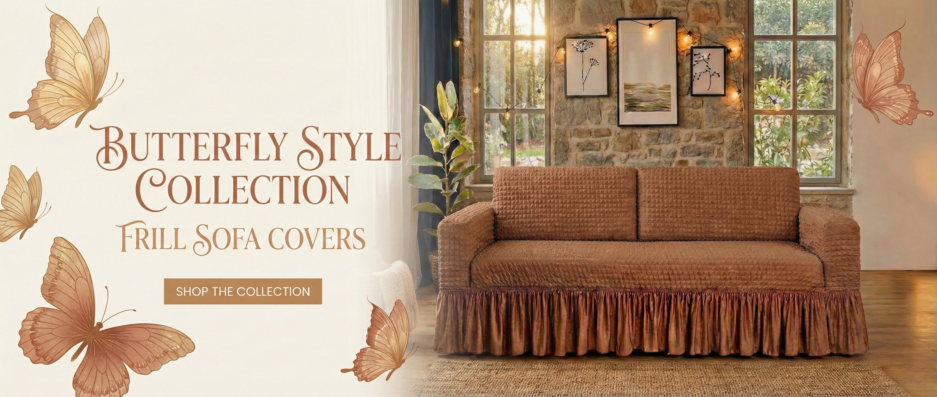 Frill Butterfly Style Sofa Covers