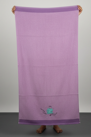 Purple Velvet Embroedry Towel | 30x60 inches | Embroedry set SALE