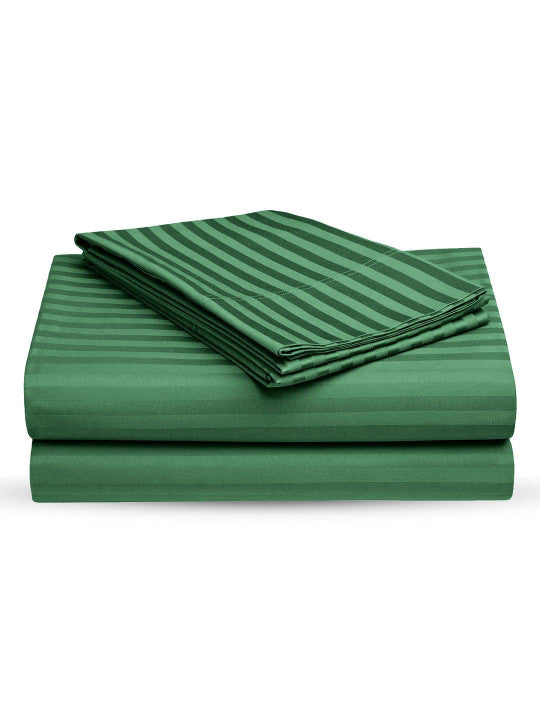 Luxury Stripe Fitted Bedsheet - King Size