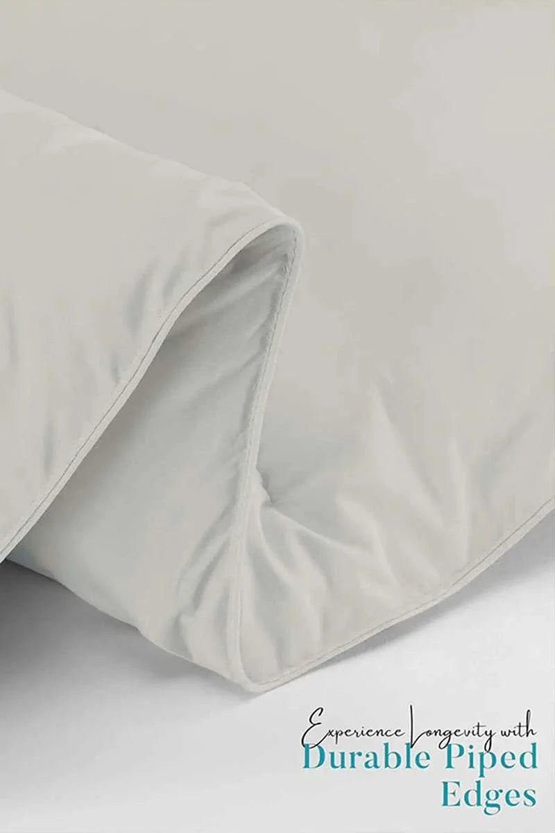 Soft Light Gray Quilted Comforter with Corner Tabs