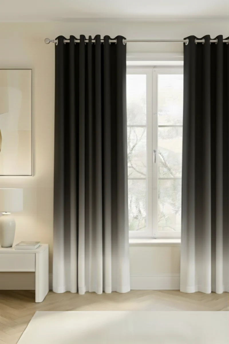 Luxury Double Shade Curtains – Hotel-Style Elegance with Light Control (96” x 54” per Panel)