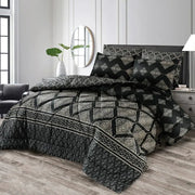 Signature Black Taj Cotton Comforter Set – 7 Pieces