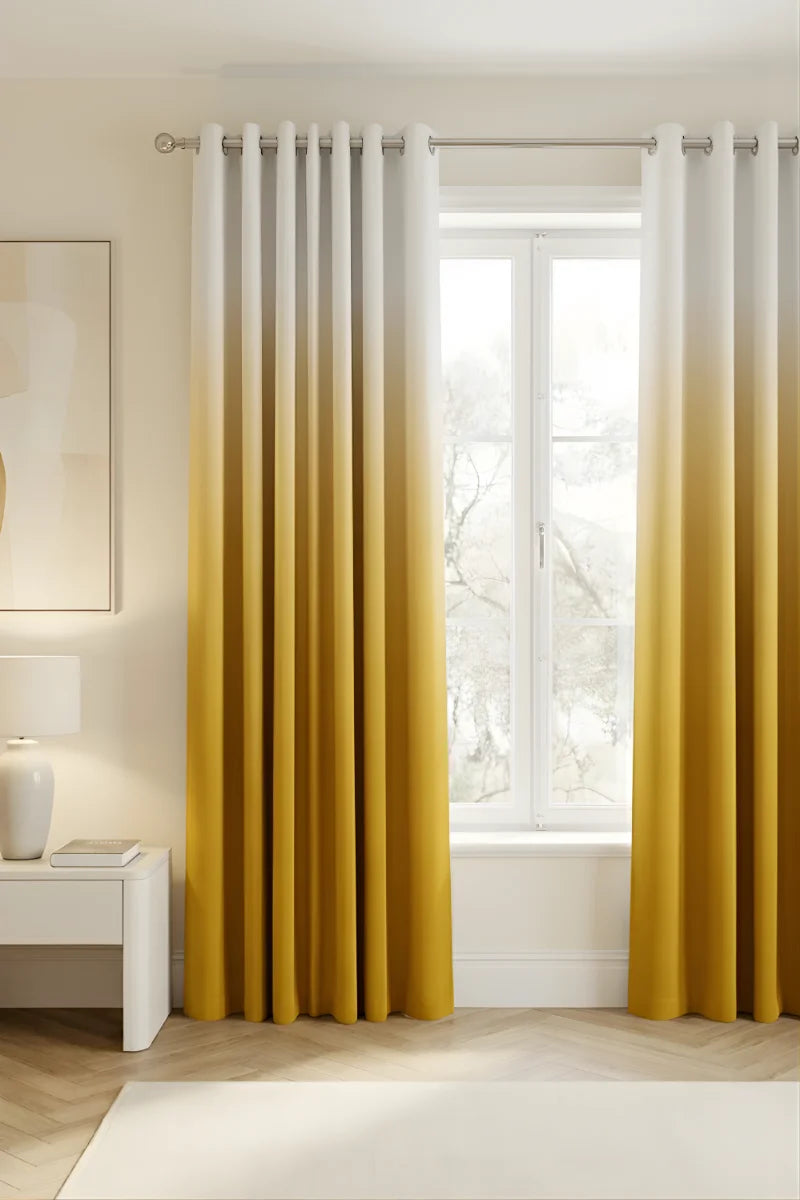 Luxury Double Shade Curtains – Hotel-Style Elegance with Light Control (96” x 54” per Panel)