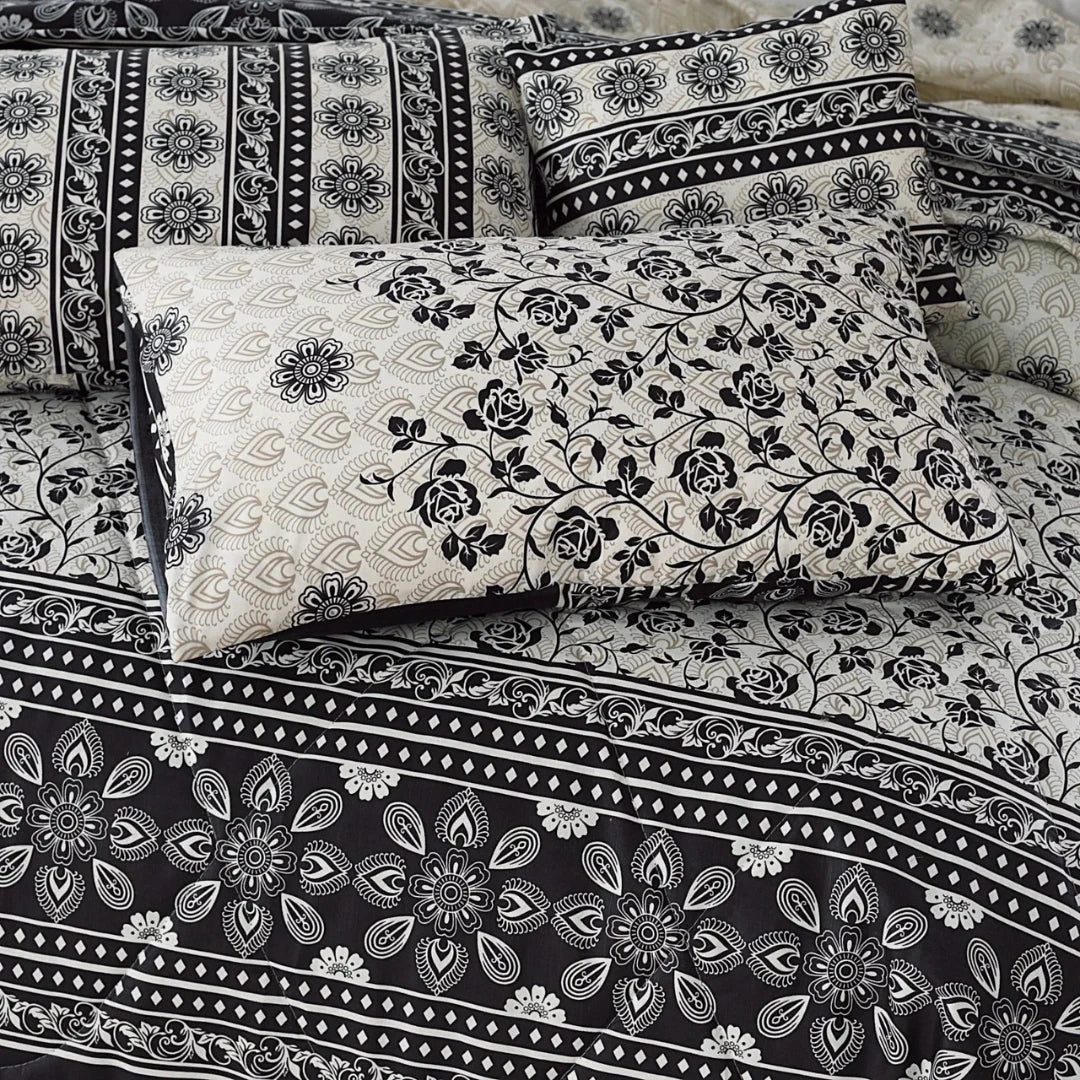 Jhumka Cotton Comforter Set – 7PCS