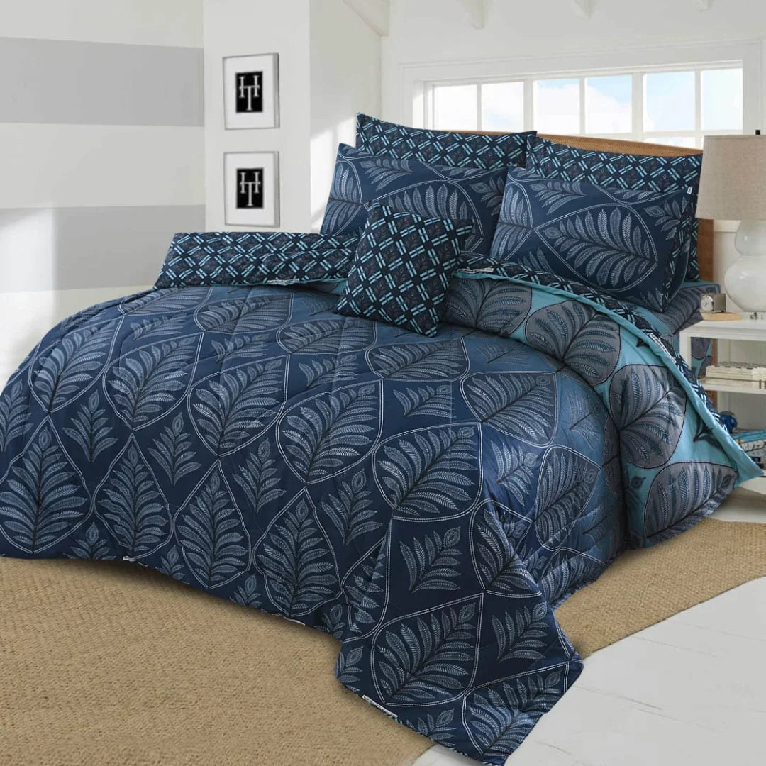 Premium Pan Cotton Comforter Set – 7PCS