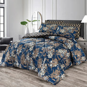 Green Fire Ash-1022 Cotton Comforter Set – 7 Pieces