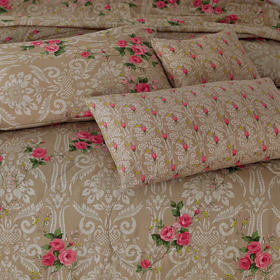 Skin Flor Cotton Comforter Set – 7 Pieces