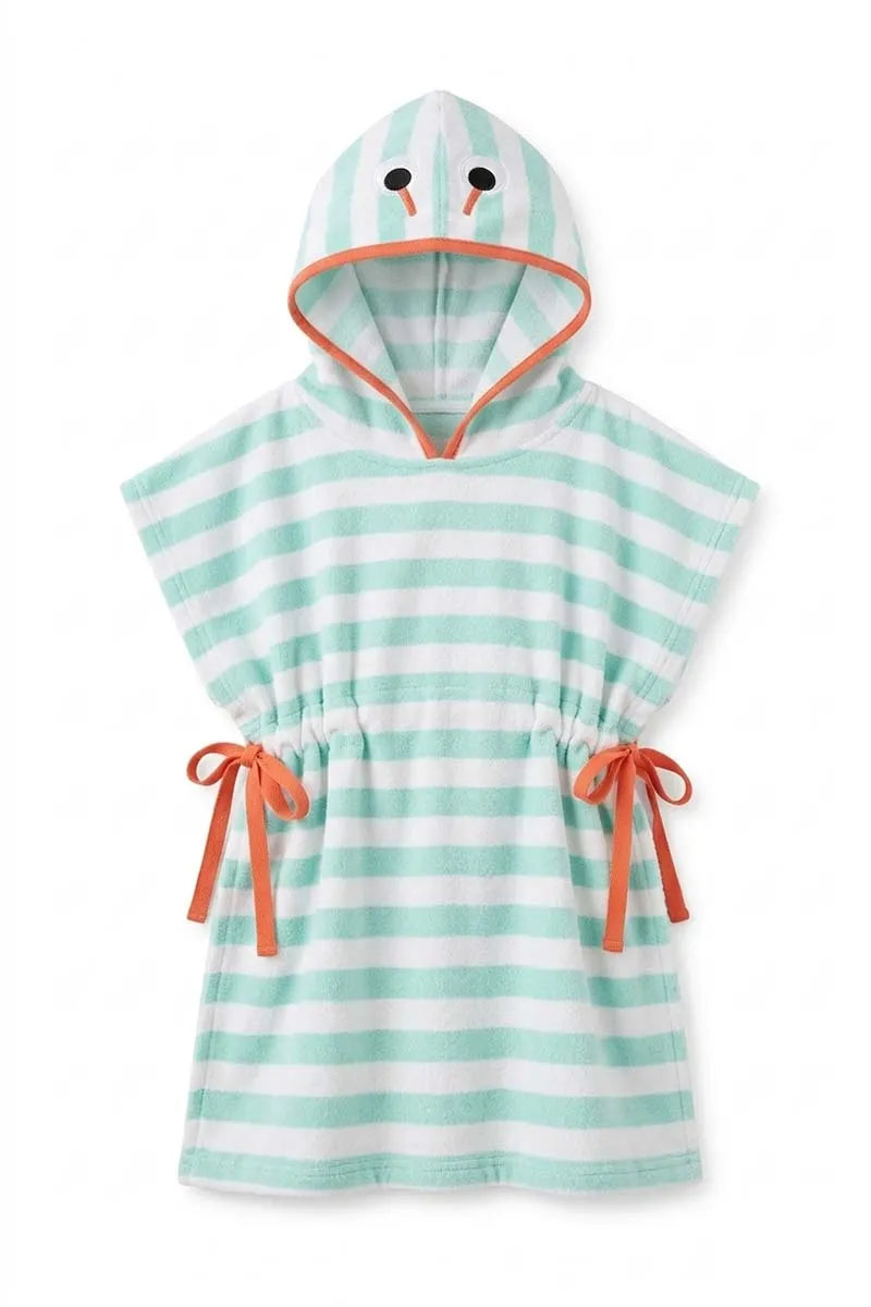 Strips Premium Cotton Kids Ponchu