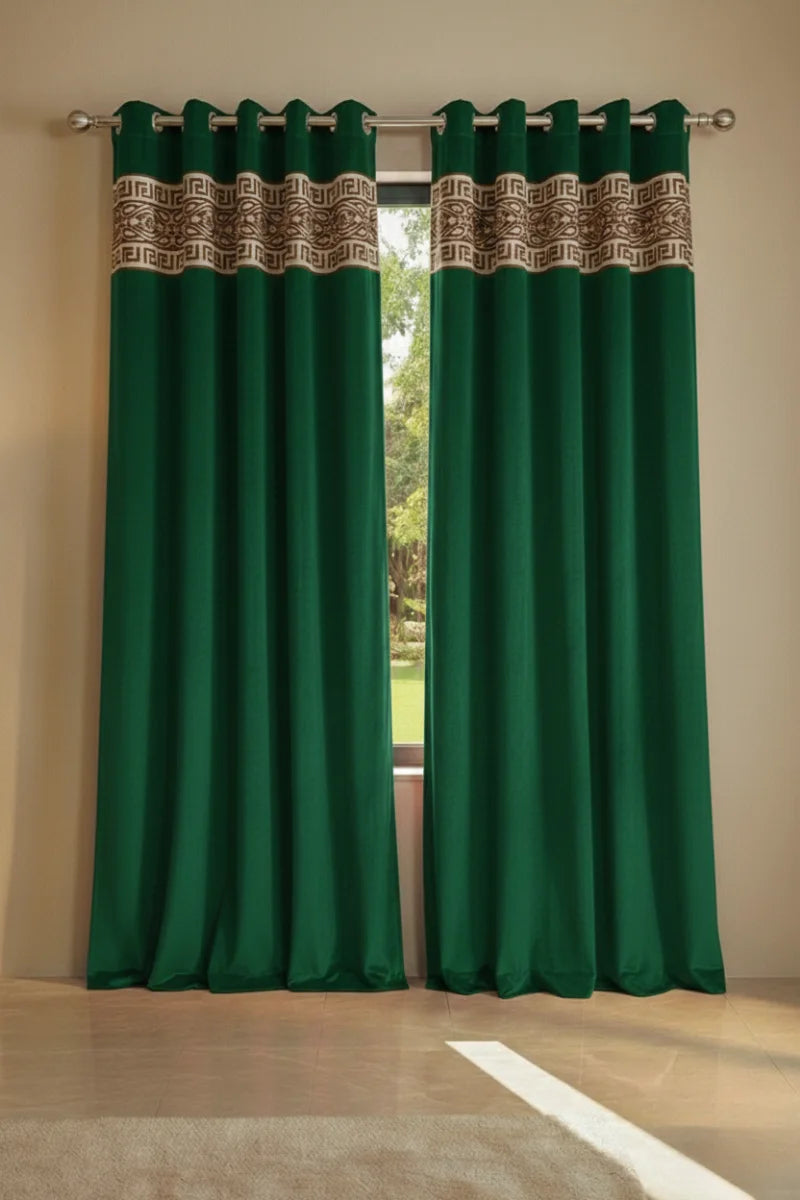 2pcs Premium Velvet Curtain for Bedroom & Living  Room 54 x 96 Inches