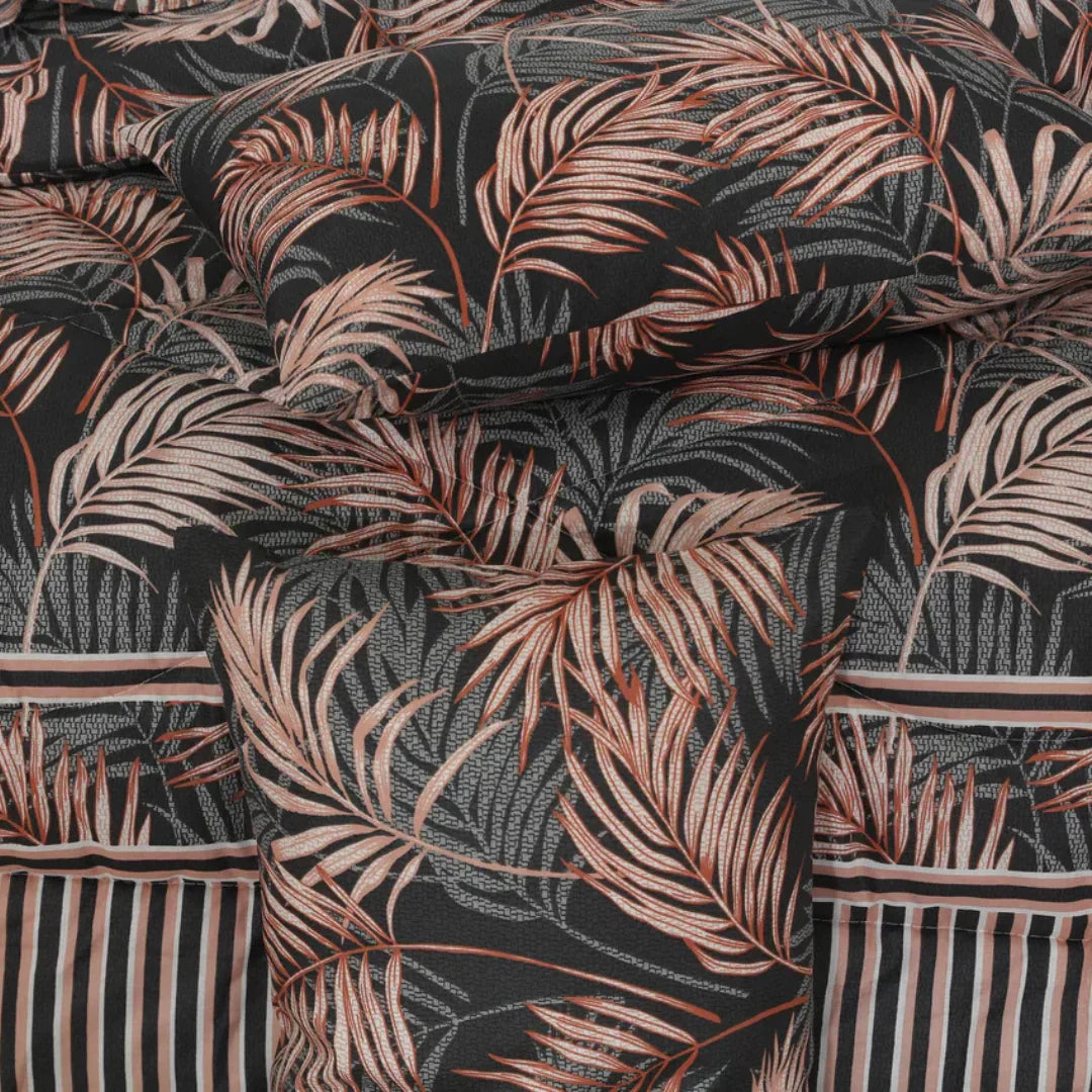 Leaf 2 Cotton Comforter Set – 7 Pieces