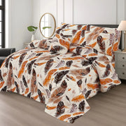 Gray Arctic Ash-1011 Cotton Comforter Set – 7 Pieces