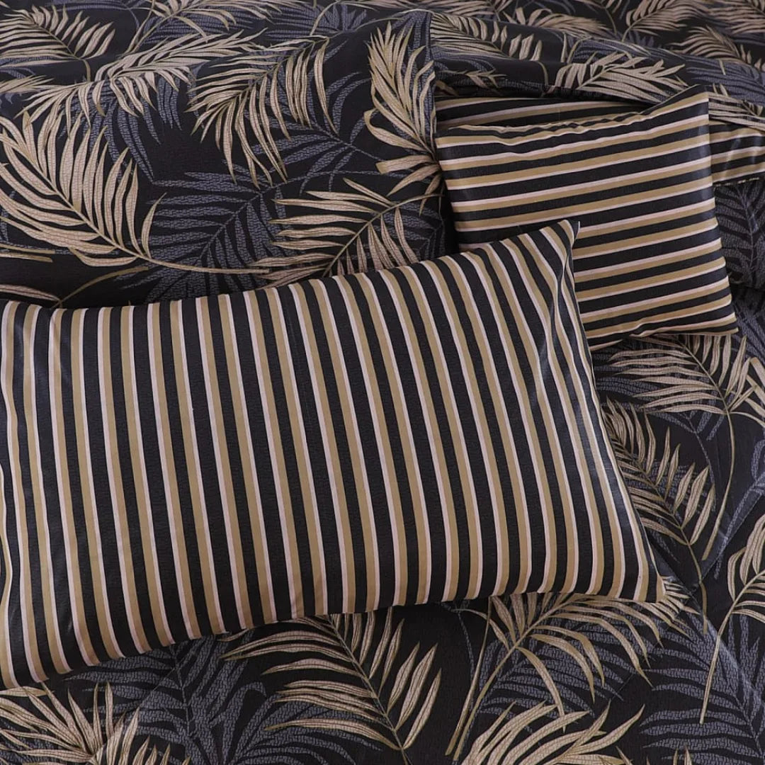 M.Z Leaf Cotton Comforter Set – 7 Pieces