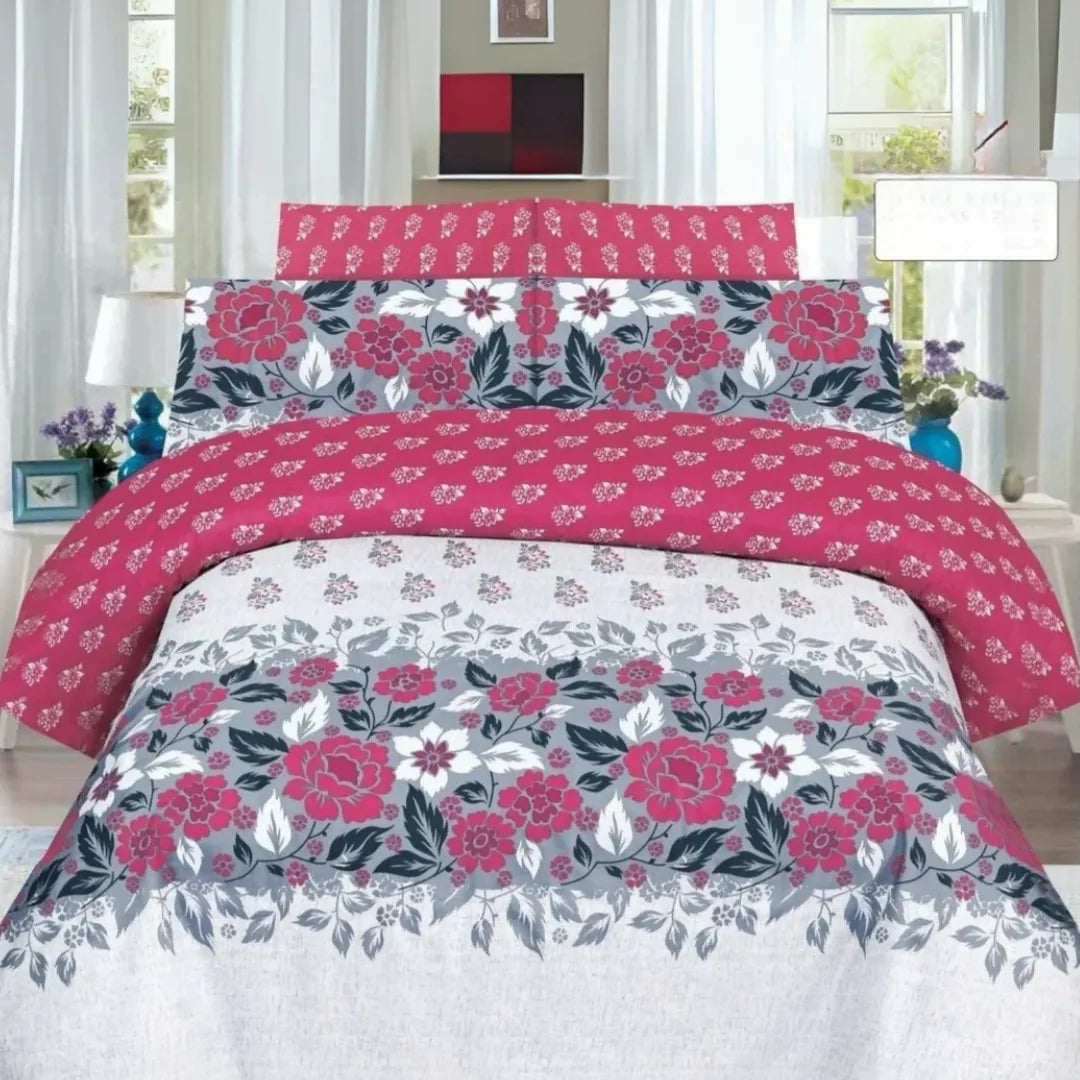 ASH-1028 Cotton Comforter Set – 7 Pieces