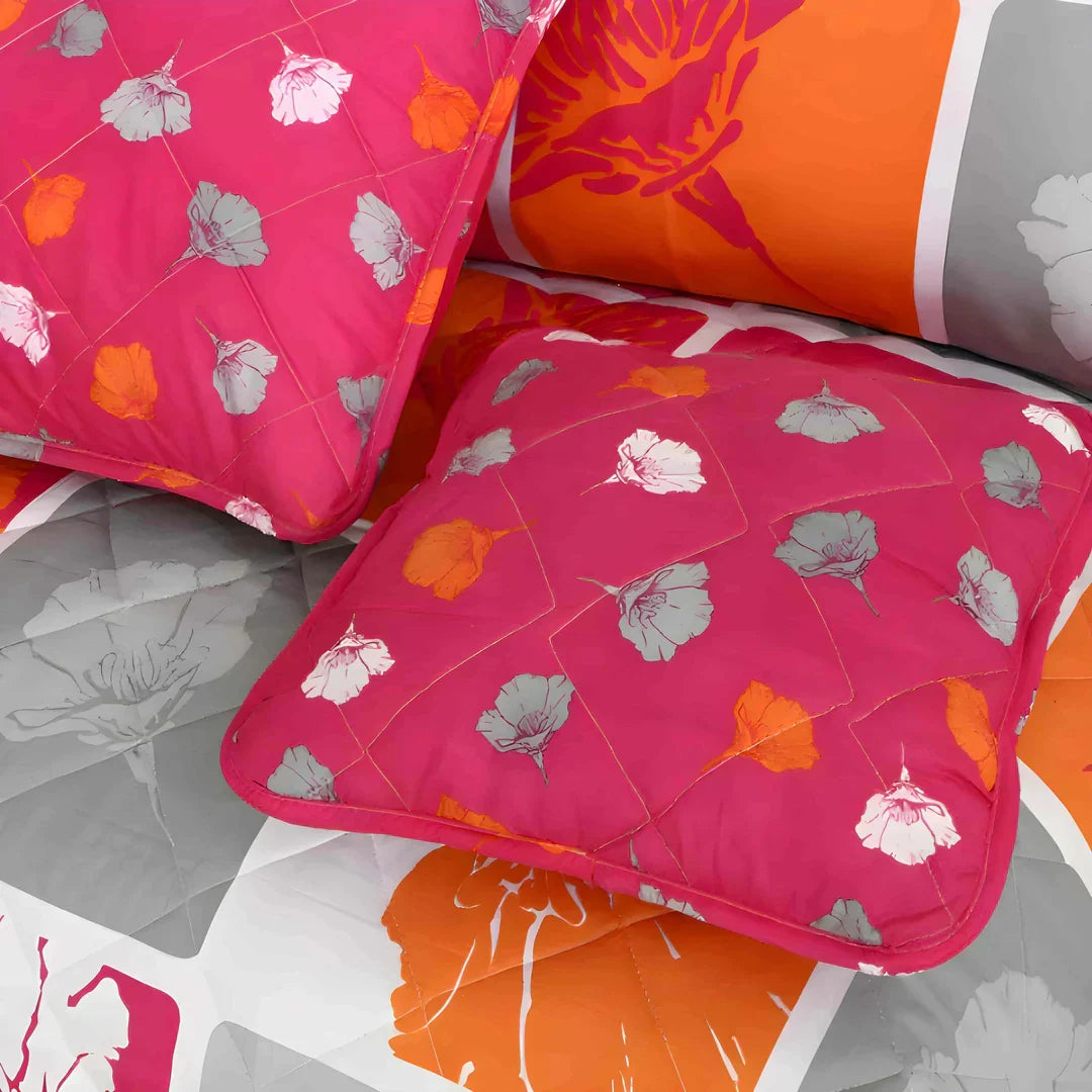 M.Z Line Cotton Comforter Set – 7 Pieces