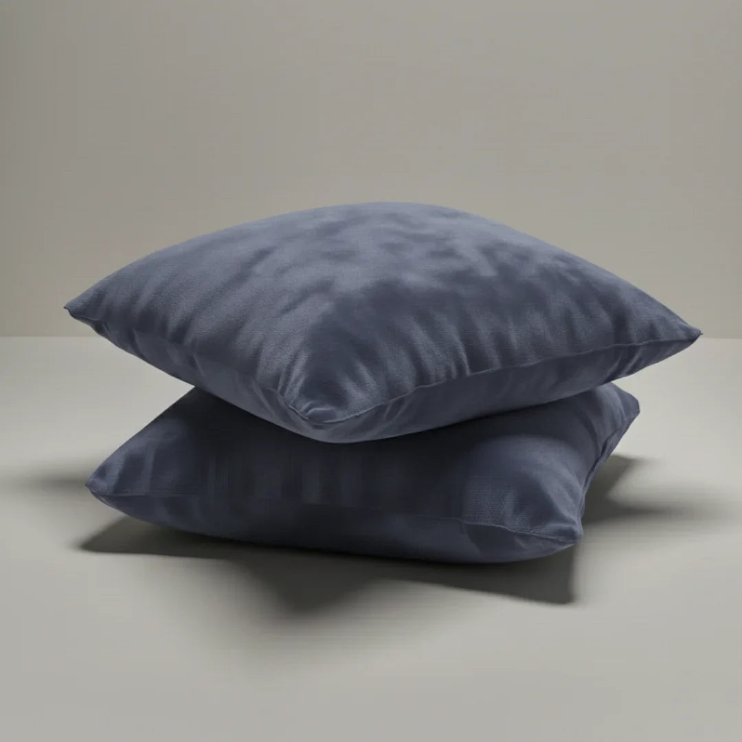 Plain Fleece Cushions – Plush Comfort with Hidden Zipper (Set of 2)