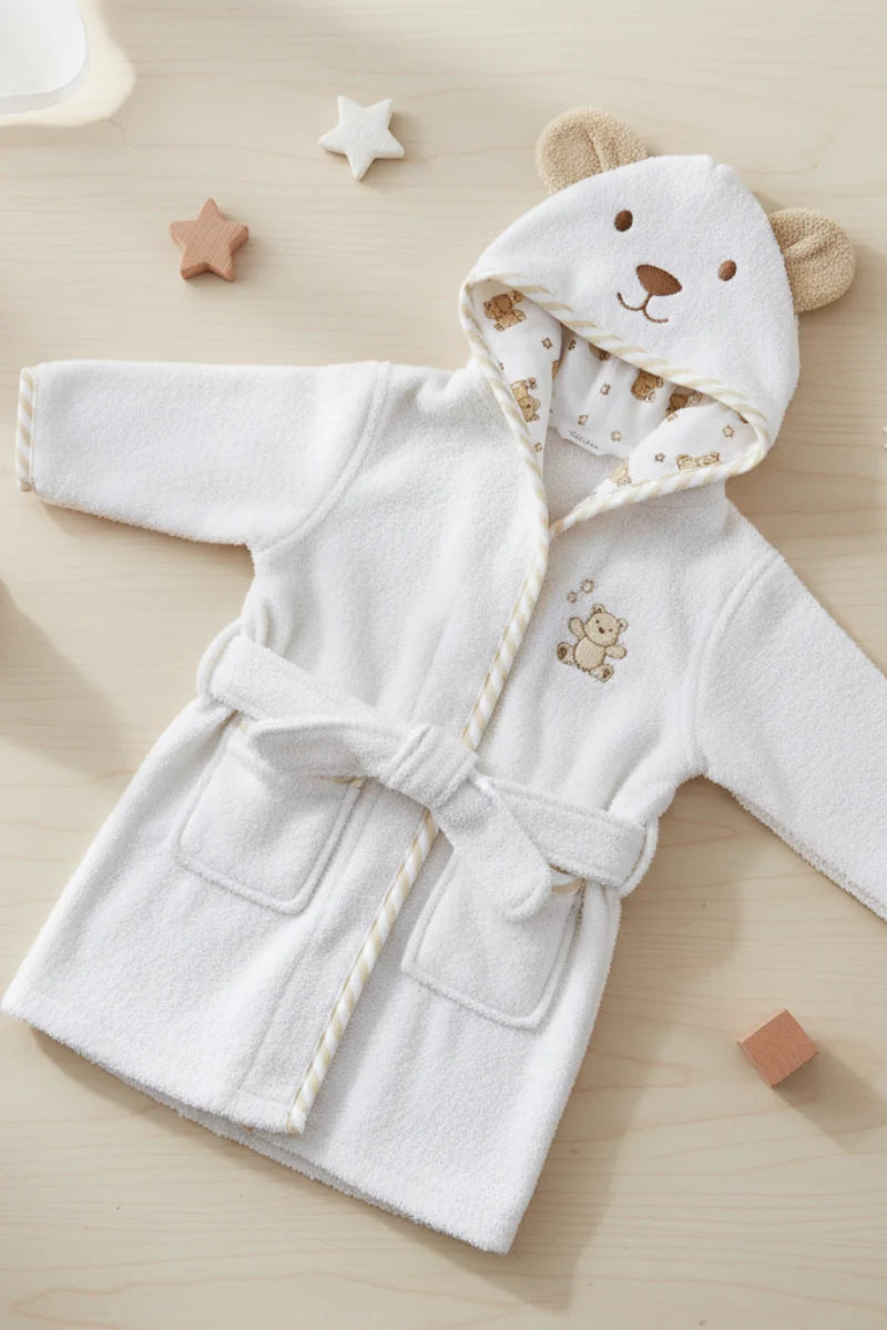 Super Soft & Fluffy Kidz Bathrobe – Premium Comfort with Fine Edges