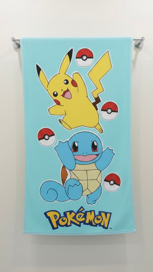 Pokemon Cartoon Towel – Perfect for Toddlers & Young Children