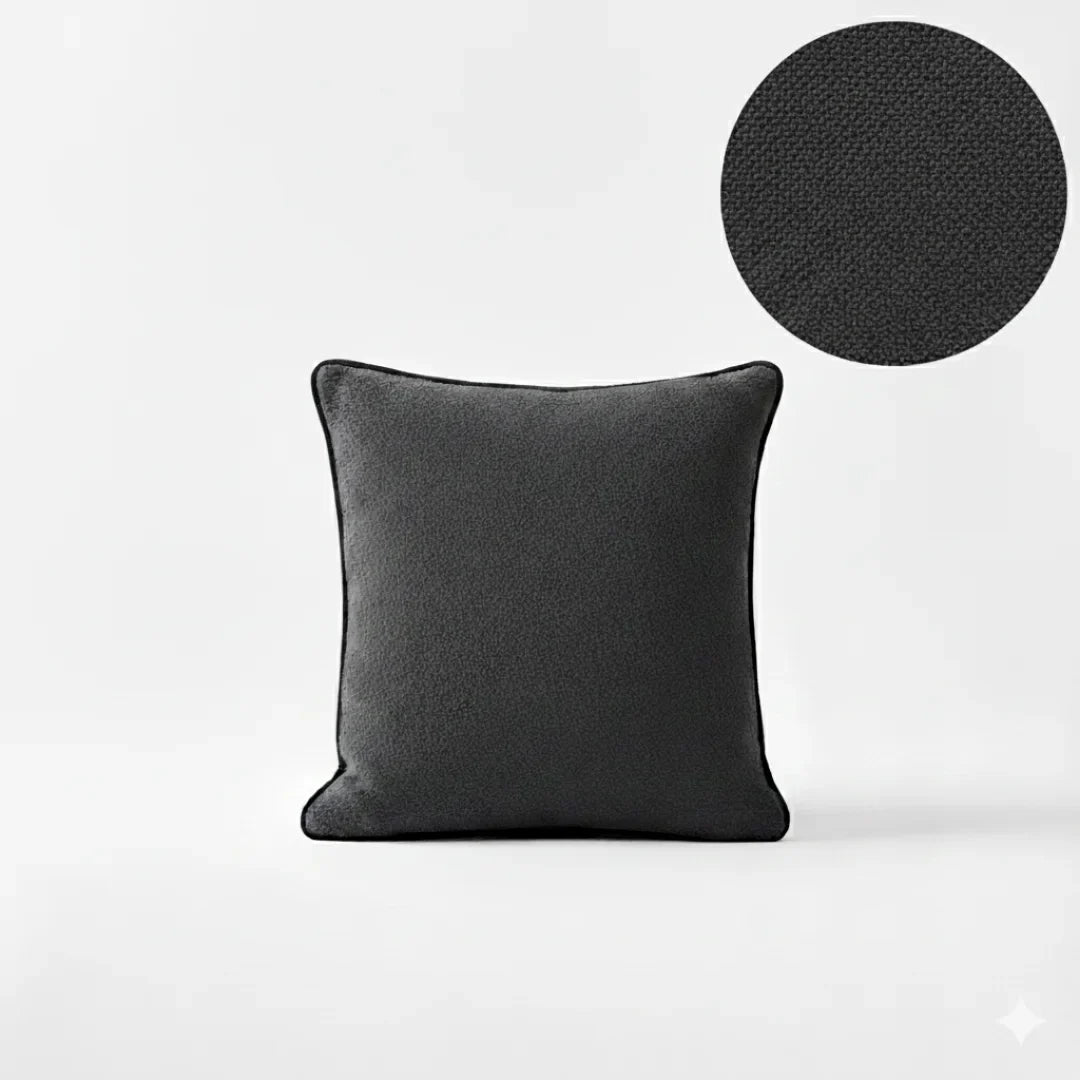 Modern Terry Cushion – Soft Texture & Hidden Zip (Pack of 2)