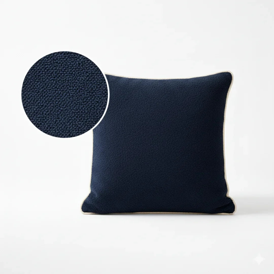 Modern Terry Cushion – Soft Texture & Hidden Zip (Pack of 2)