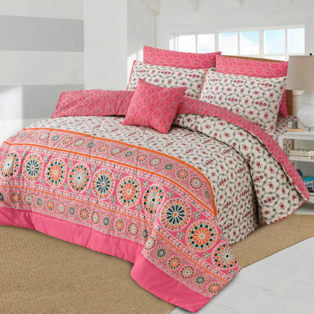 Flor Cotton Comforter Set – 7 Pieces