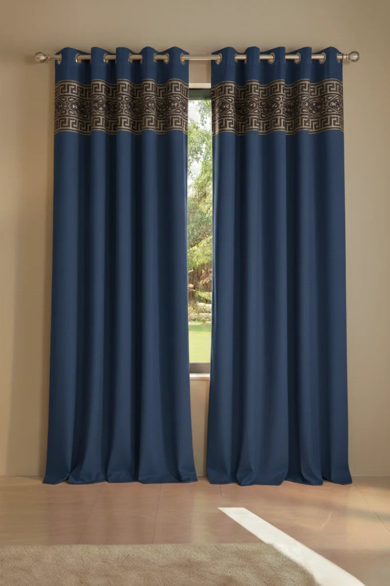 2pcs Premium Velvet Curtain for Bedroom & Living  Room 54 x 96 Inches
