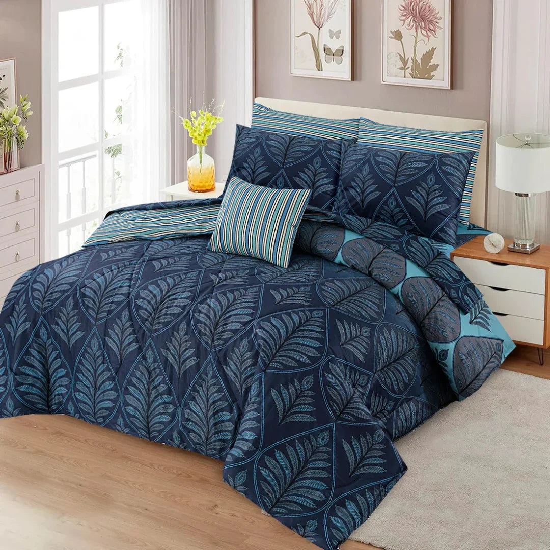 Pan Cotton Comforter Set – 7 Pieces