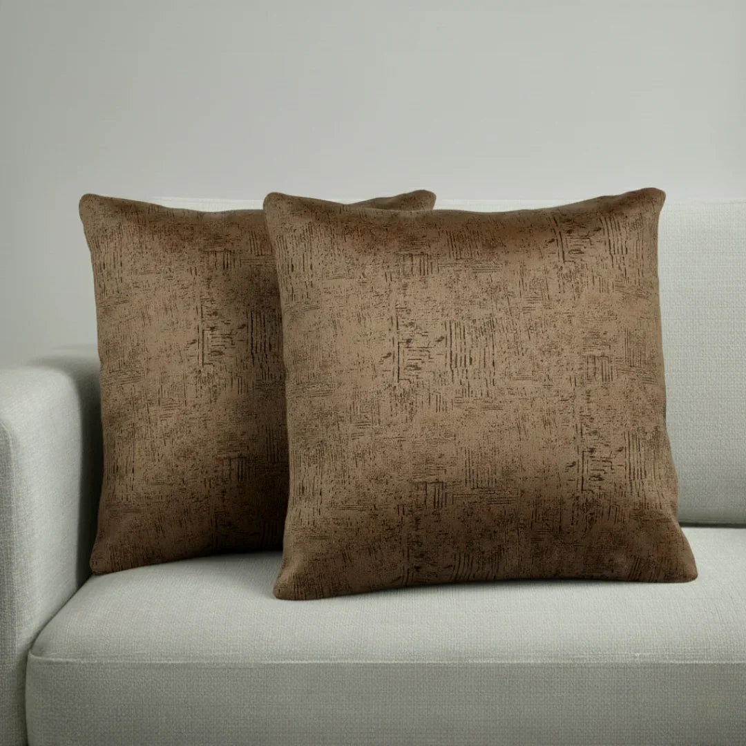 Textured Velvet Cushion – Luxury Feel & Hidden Zip (Pack of 2)