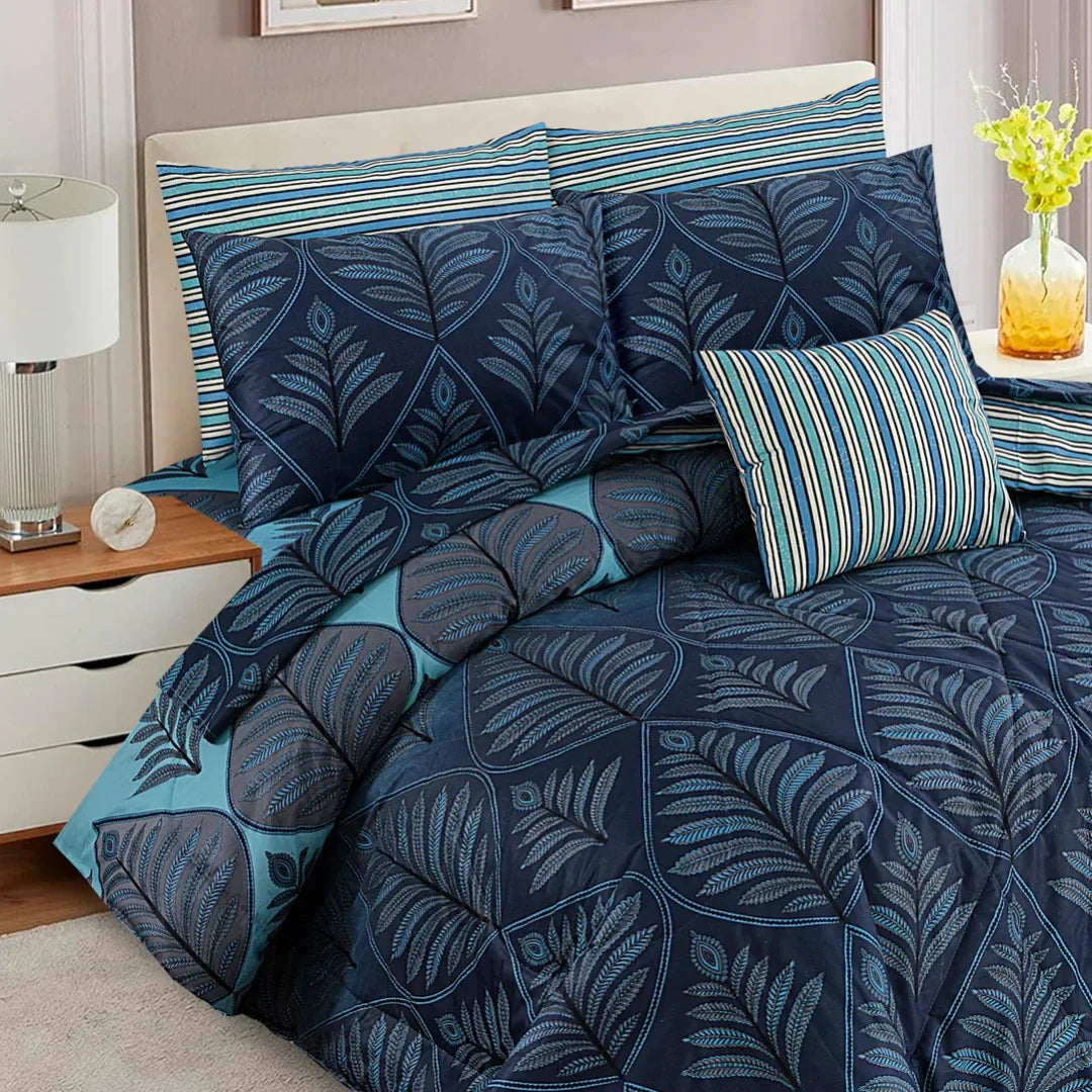 Pan Cotton Comforter Set – 7 Pieces