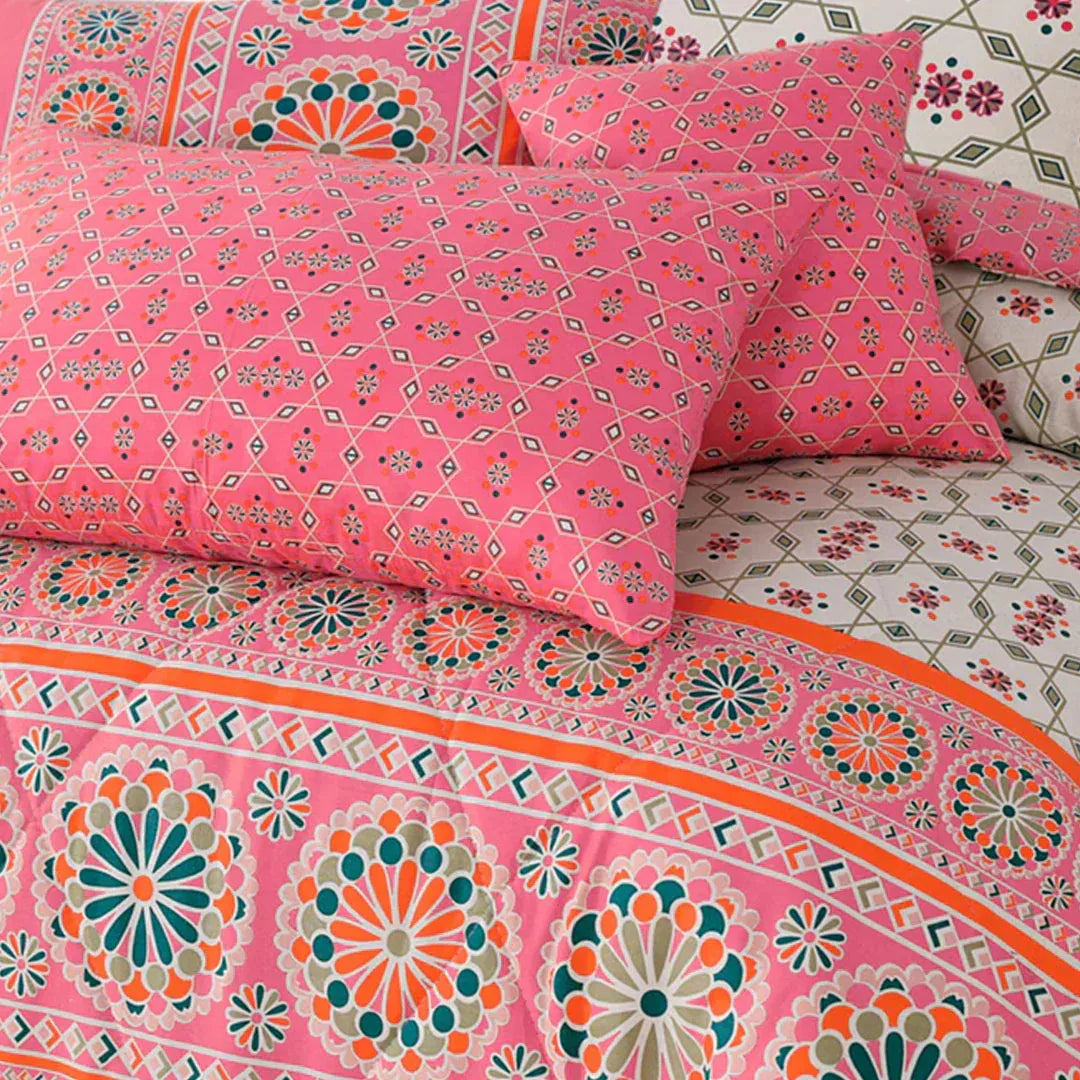 Flor Cotton Comforter Set – 7 Pieces