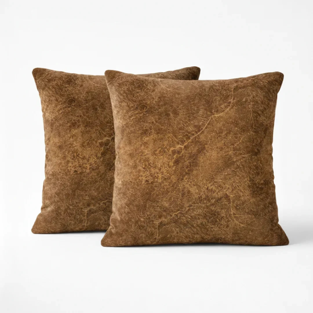Textured Velvet Cushion – Luxury Feel & Hidden Zip (Pack of 2)