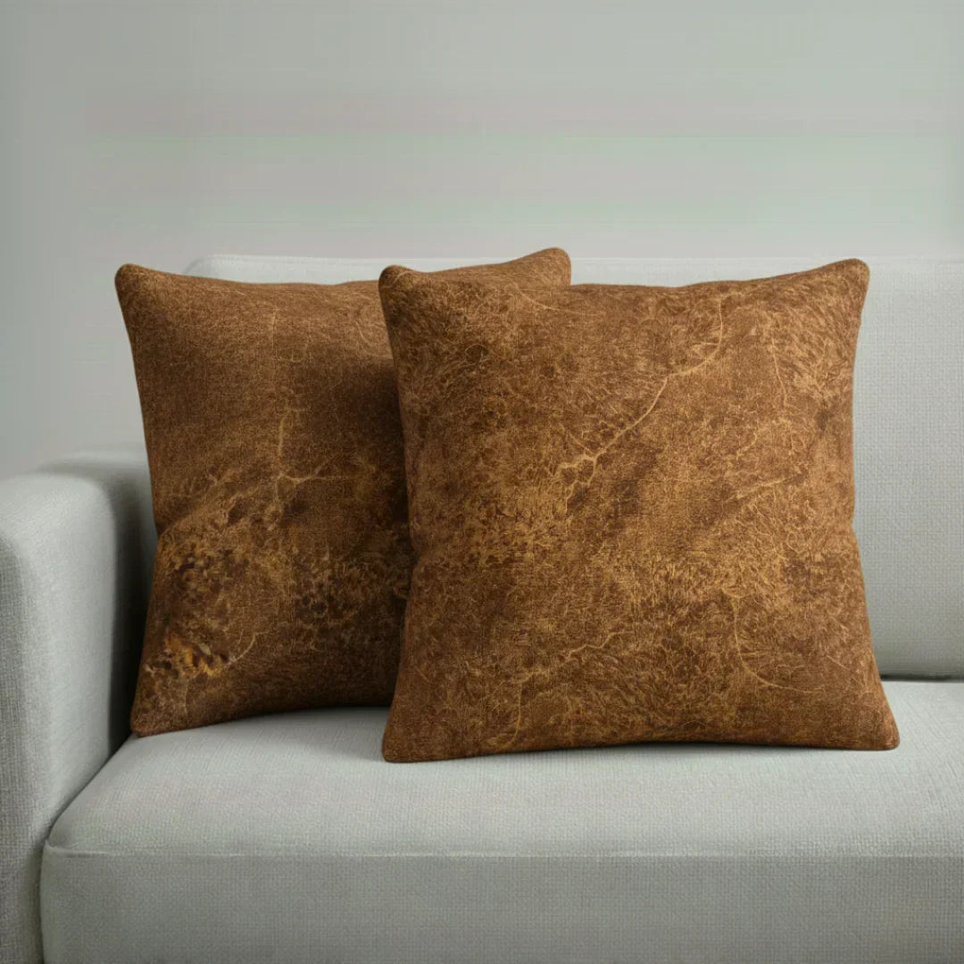 Textured Velvet Cushion – Luxury Feel & Hidden Zip (Pack of 2)