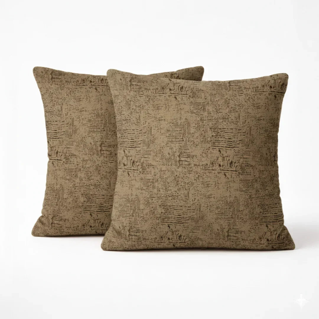 Textured Velvet Cushion – Luxury Feel & Hidden Zip (Pack of 2)