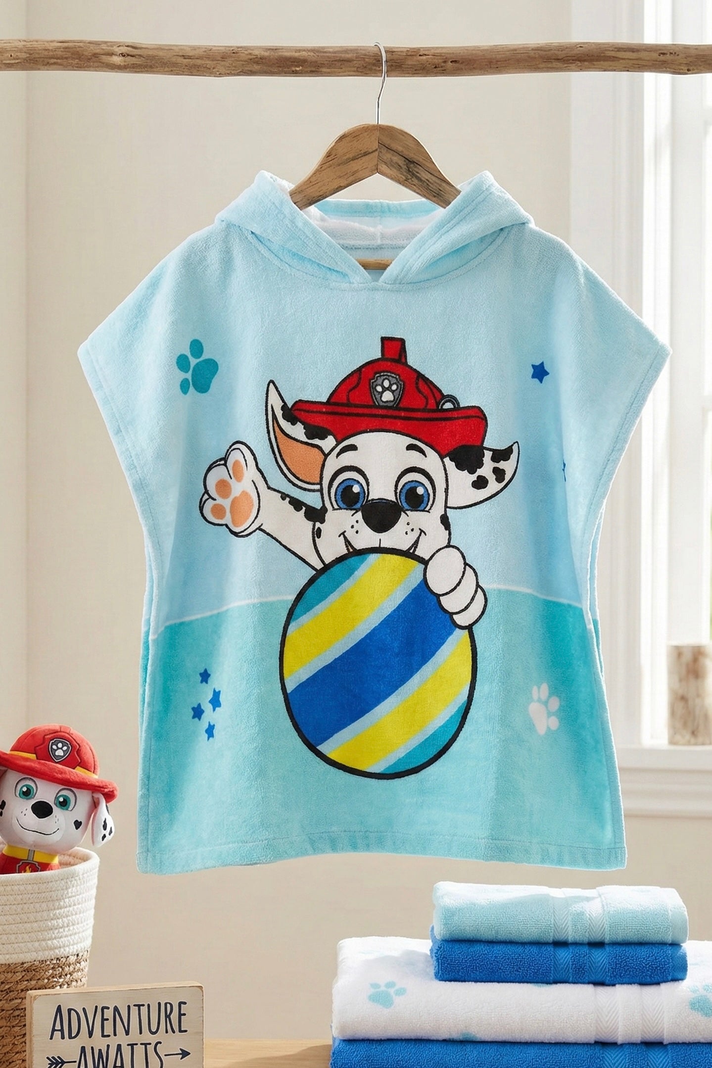 Paw Patrol Premium Cotton Kids Ponchu