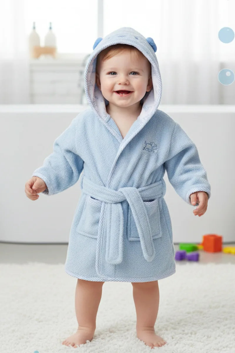 Super Soft & Fluffy Kidz Bathrobe – Premium Comfort with Fine Edges