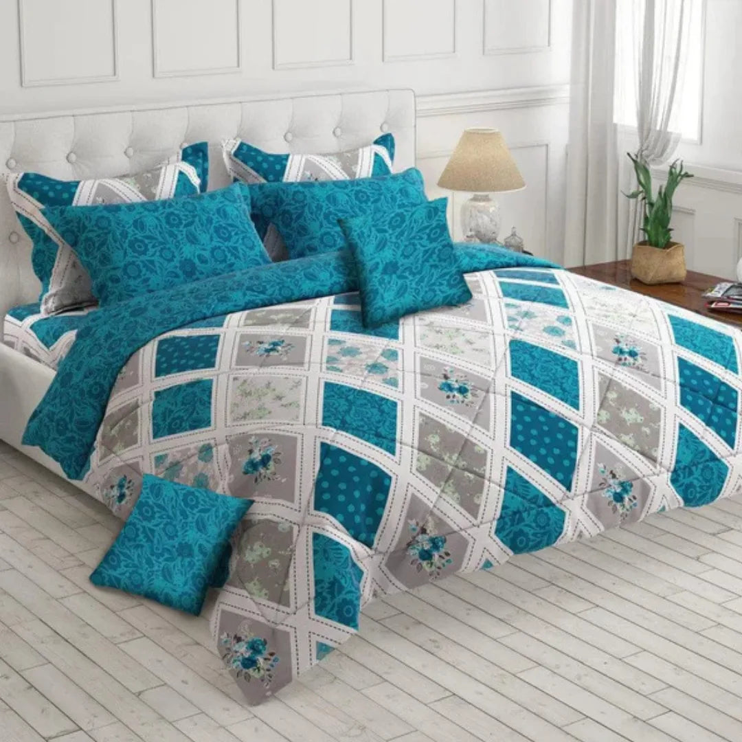 Utopia Cotton Comforter Set – 7 Pieces